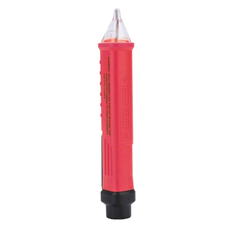 Non Contact Voltage Tester Pen NCV Sensor 12V 48V 1000V Selectable With Sound Light Alarm Red - Image 5